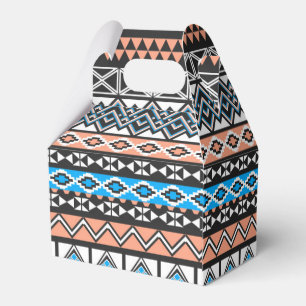 Modern Native American Tribal Aztec Pattern Favour Box