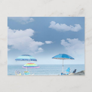 Modern Nature Beach Landscape Postcard