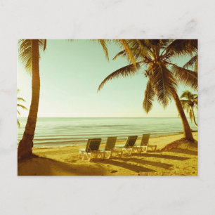 Modern Nature Beach Landscape Postcard
