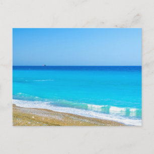 Modern Nature Beach Landscape Postcard
