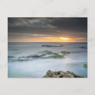 Modern Nature Beach Landscape Postcard