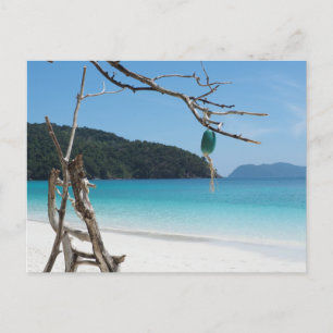 Modern Nature Beach Landscape Postcard