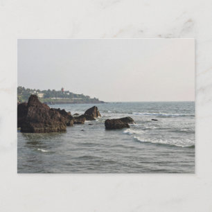 Modern Nature Beach Landscape Postcard
