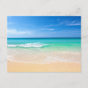 Modern Nature Beach Landscape Postcard