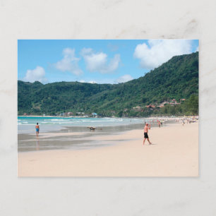 Modern Nature Beach Landscape Postcard