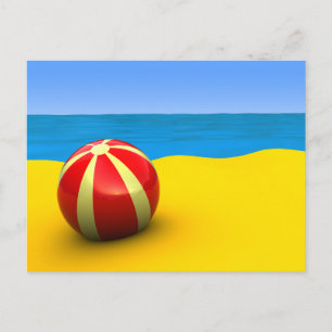 Modern Nature Beach Landscape Postcard
