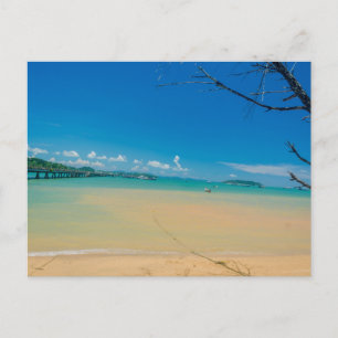 Modern Nature Beach Landscape Postcard