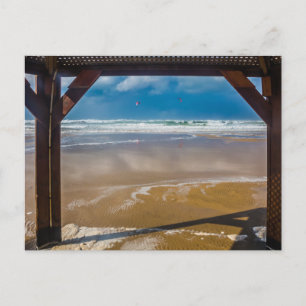 Modern Nature Beach Landscape Postcard
