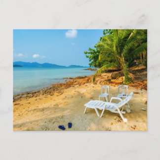 Modern Nature Beach Landscape Postcard