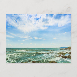 Modern Nature Beach Landscape Postcard