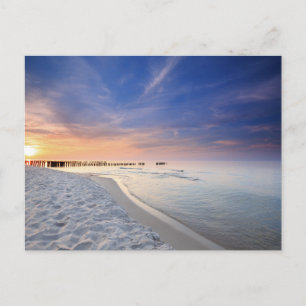 Modern Nature Beach Landscape Postcard