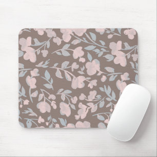 Modern Nature Floral Photo Mouse Pad