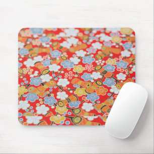 Modern Nature Floral Photo Mouse Pad