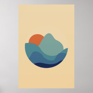 Modern Nature Wall Poster