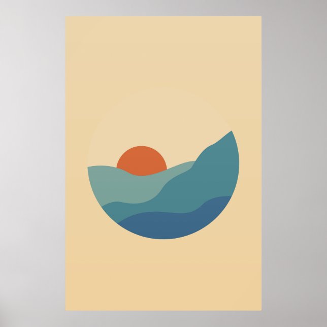 Modern Nature Wall Poster (Front)