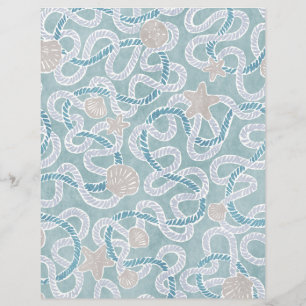 Modern Nautical Scrapbook Paper