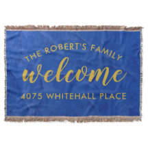 Modern Navy and Gold Personalised Name