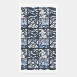 Modern Navy Blue Napkin