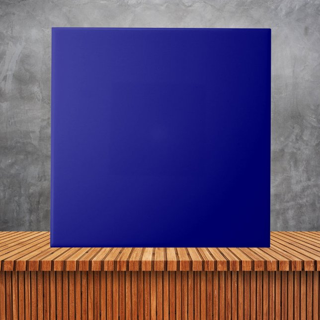 Modern Navy Blue Plain Solid Colour Tile (Creator Uploaded)