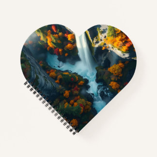 Modern Navy & Gold Abstract Mountain Peak – Luxury Notebook