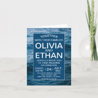 Modern navy nautical wedding