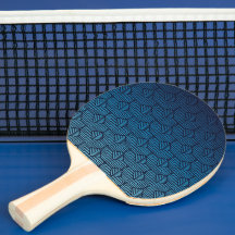 Modern Navy Teal Geometric Ombre
