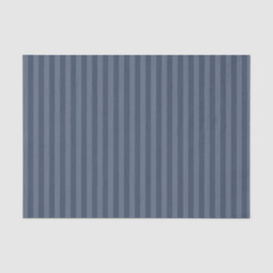 Modern Navy Tonal Stripe Christmas Holiday Tissue Paper