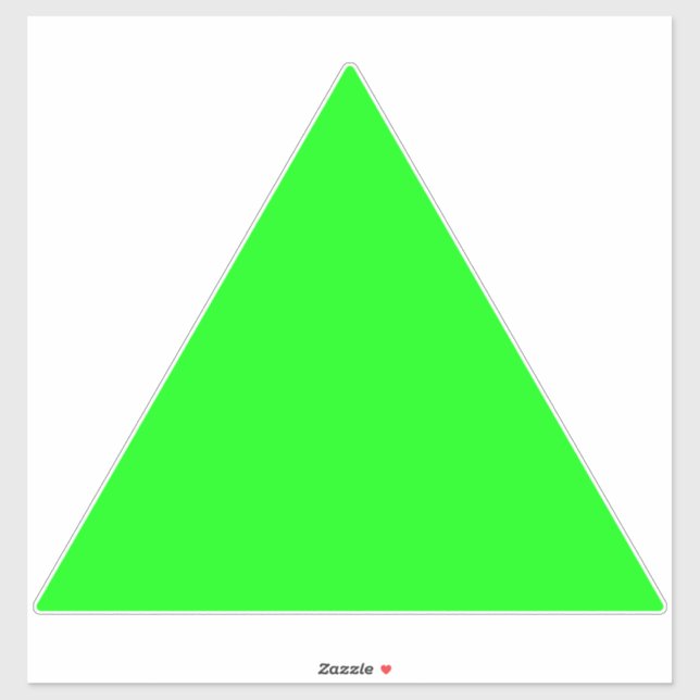 Modern neon green screen Large triangle arrow (Sheet)