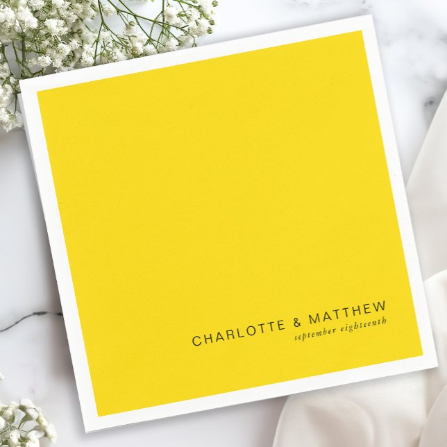 Modern neon-yellow napkin (Creator Uploaded)