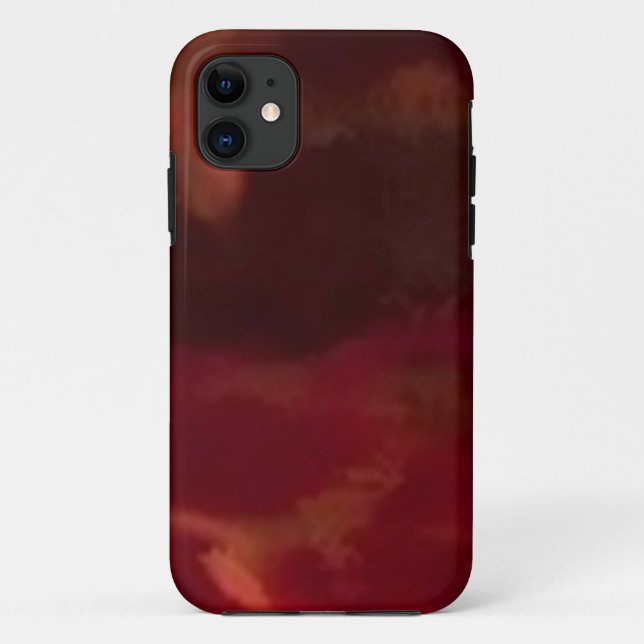 Modern network-burgundy patter_iphone5 Case-Mate iPhone case (Back)