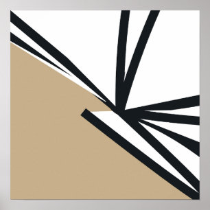 Modern Neutral Abstract Poster