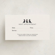 Modern Neutral Cat Grooming Appointment 
