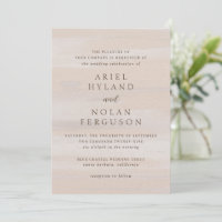 Modern Neutral Watercolor Elegant Wedding