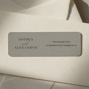 Modern Neutral Wedding