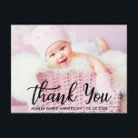 Modern New Baby Thank You Postcard<br><div class="desc">Modern New Baby Thank You Postcard</div>
