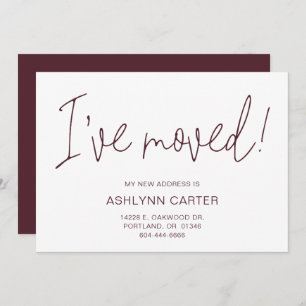 Modern New Home Announcement