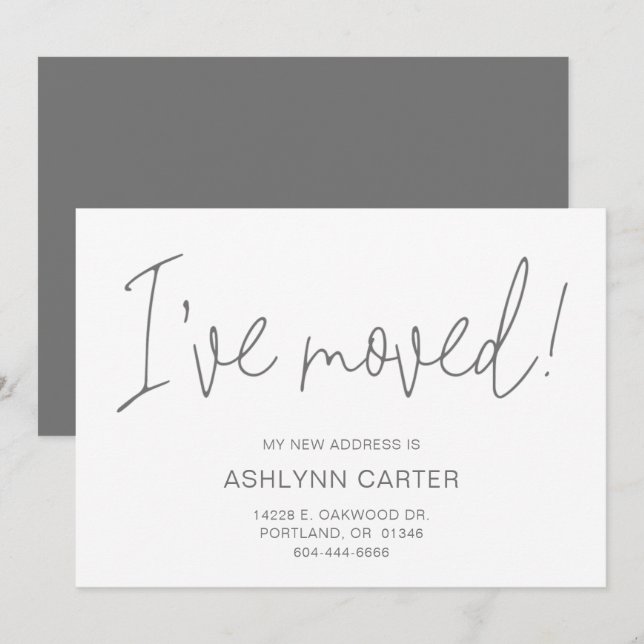 Modern New Home Announcement (Front/Back)