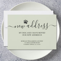 Modern New Home Calligraphy Pale Green Moving