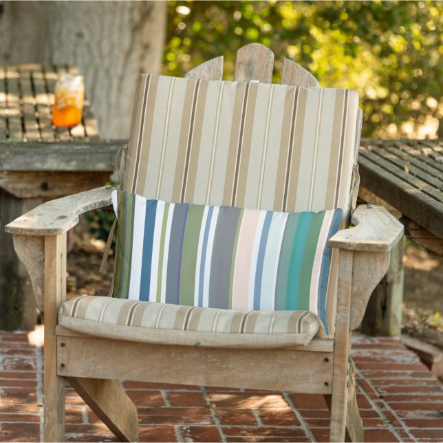 Modern New Season Stripes Lumbar Cushion (Chair)