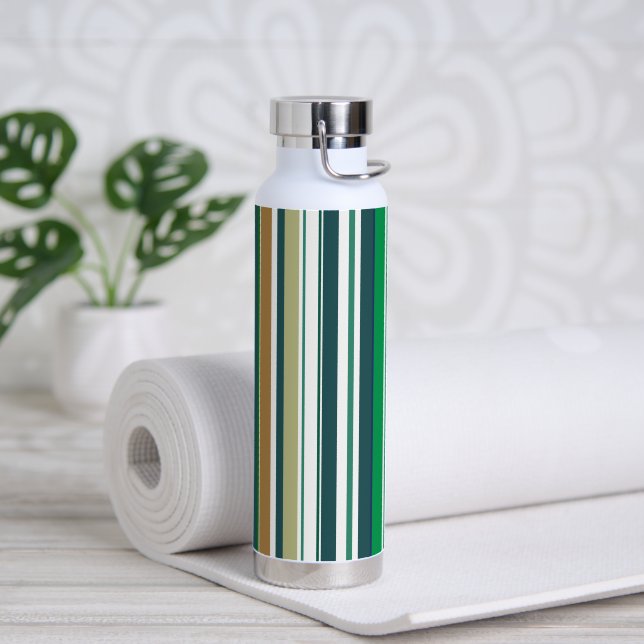 Modern New season Stripes Water Bottle (Yoga)