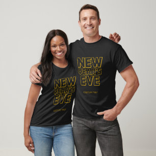 Modern New Year’s Eve Party Basic T-Shirt