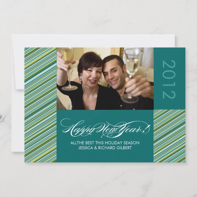Modern New Years Photo Cards (Front)