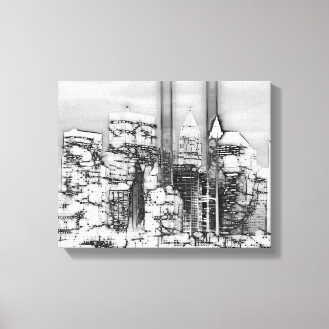 Modern New York City Canvas Print (Front)