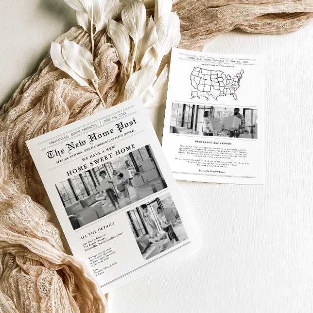 Modern Newspaper Moving Announcement (Creator Uploaded)