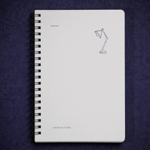 Modern Nocturnal Scholar Aesthetic/Night Lamp Planner