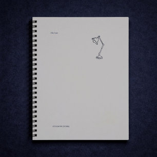 Modern Nocturnal Scholar Aesthetic/Night lamp Planner