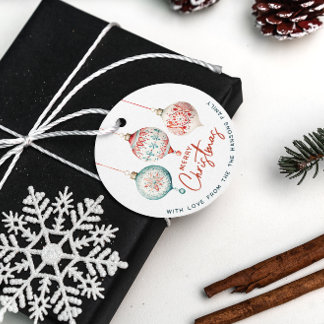 Modern Nordic Style Ornaments Merry Christmas Favour Tags