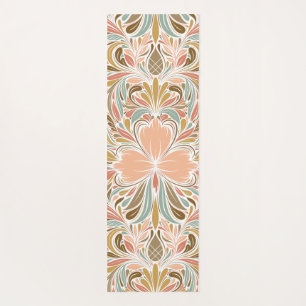 Modern Nouveau Boho Pattern Yoga Mat