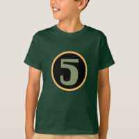 Modern Number 5 T-Shirt