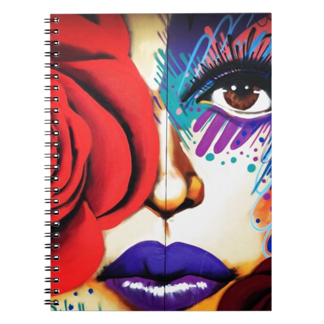 Modern NYC Street Art Notebook (Front)